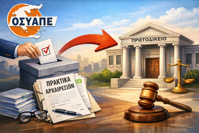 Άμεση κατάθεση των πρακτικών αρχαιρεσιών στο οικείο Πρωτοδικείο